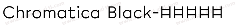 Chromatica Black字体转换